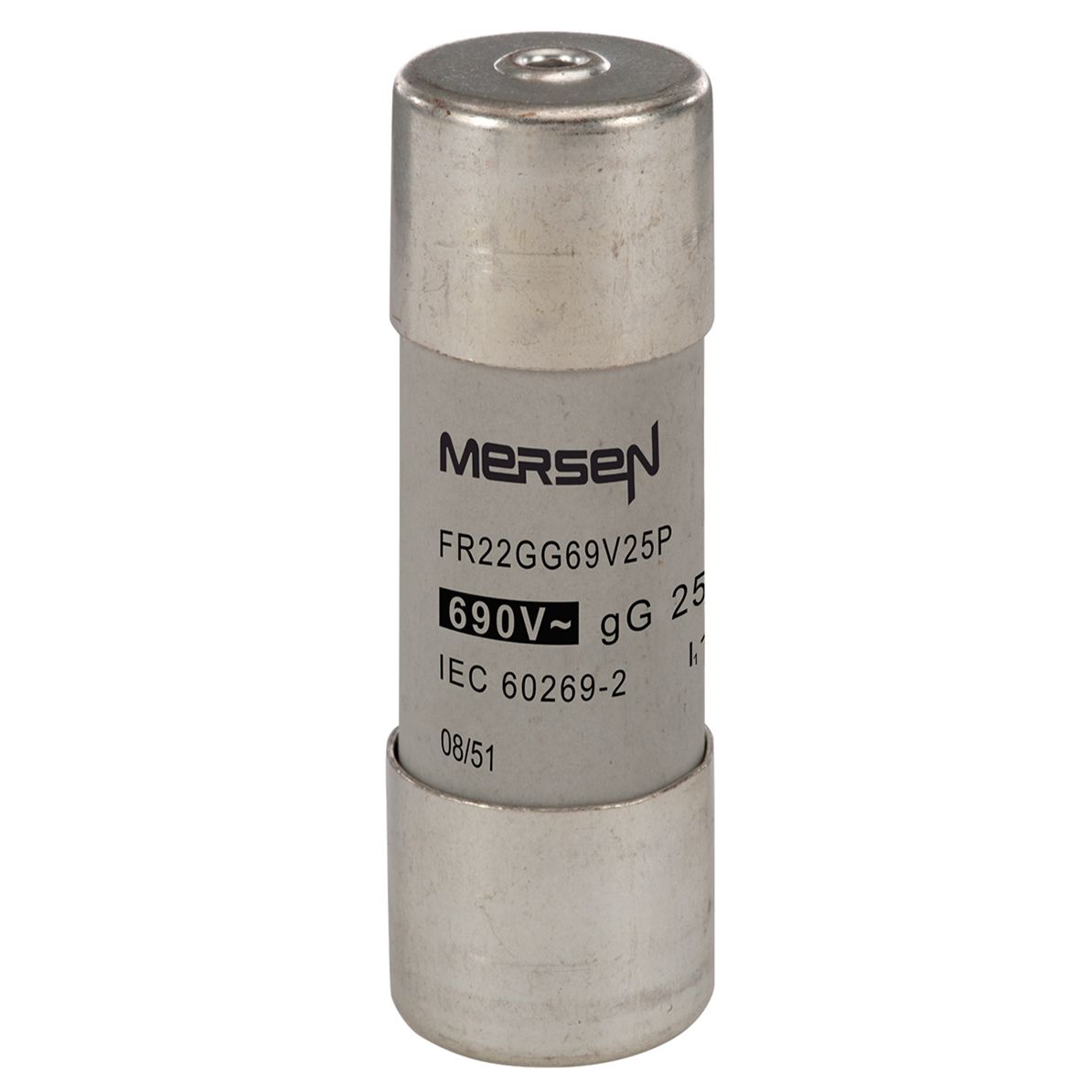 M201307 - Cylindrical fuse-link gG 690VAC 22.2x58, 25A with striker